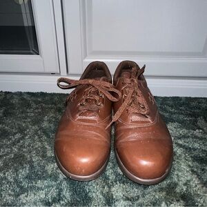 SAS free time brown leather lace up shoe size 6.5 W